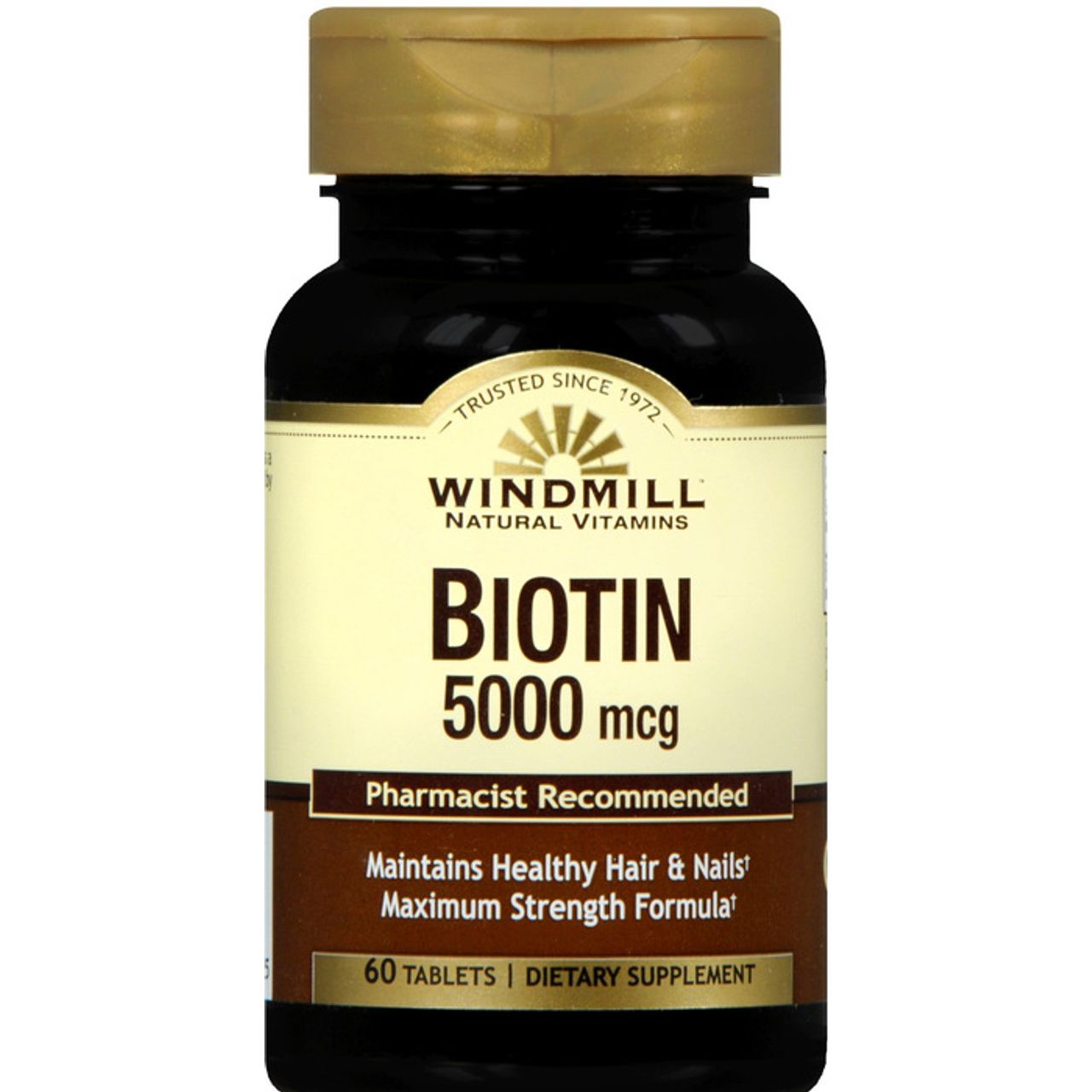 Windmill Biotin 5000 Mcg Vitamins & Supplements Pasteur Pharmacy
