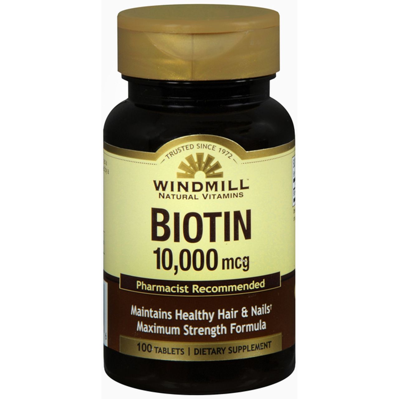 Biotin 10,000 Mcg - Tablets 100Ct Vitamins & Supplements Pasteur Pharmacy
