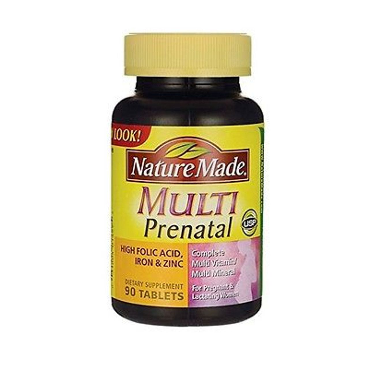 Nature Made Multi Prenatal Vitamin/Mineral Tablets Vitamins & Supplements Pasteur Pharmacy
