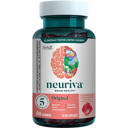 Neuriva Brain Health Supplement Original Gummies Strawberry 50 Ct Vitamins & Supplements Pasteur Pharmacy