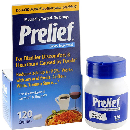 Prelief Calcium Glycerophosphate 120 Caplets Vitamins & Supplements Pasteur Pharmacy