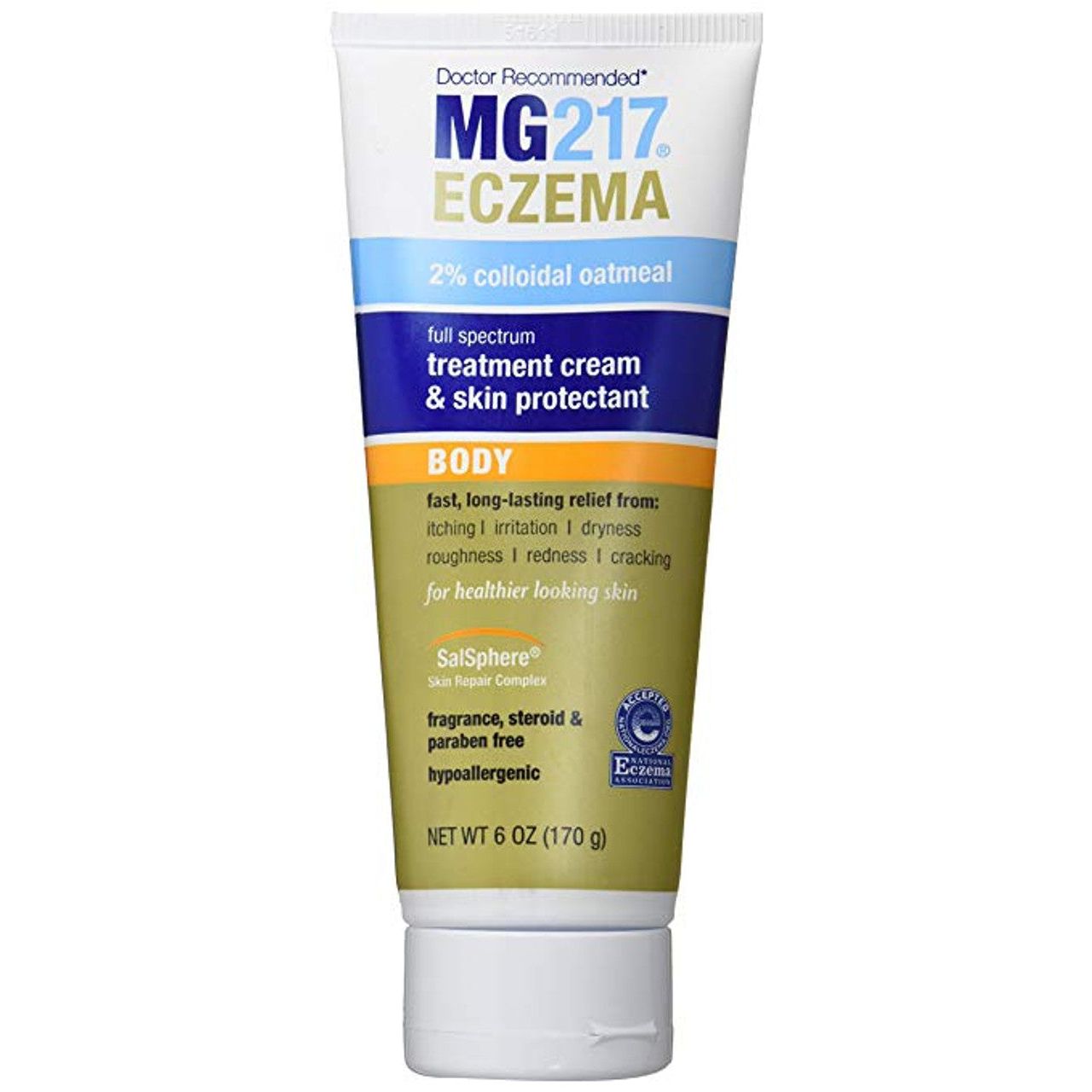 Mg 217 Eczema Body Cream With 2% Colloidal Oatmeal, 6 Oz Lotion & Moisturizer Pasteur Pharmacy