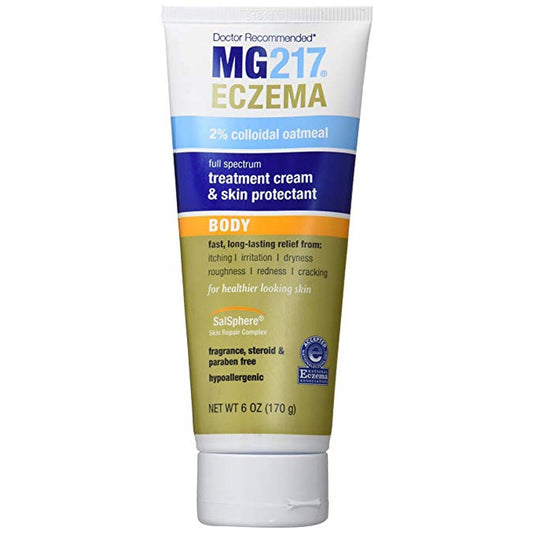 Mg 217 Eczema Body Cream With 2% Colloidal Oatmeal, 6 Oz Lotion & Moisturizer Pasteur Pharmacy