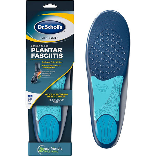 Dr. Scholl's Plantar Fasciitis Pain Relief Orthotics For Men Size 8-13 Foot Care Pasteur Pharmacy