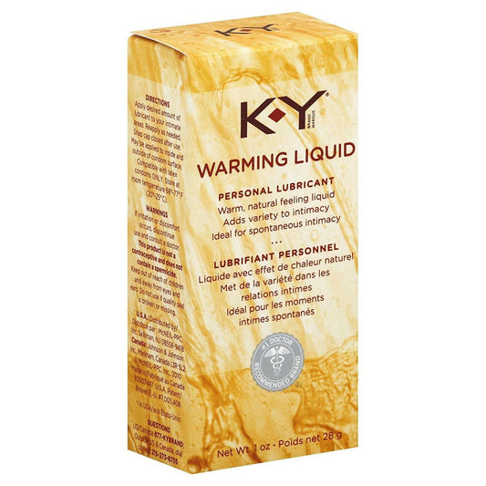 K-Y Warming Liquid Personal Lubricant - 1 Oz Personal Lubricants Pasteur Pharmacy