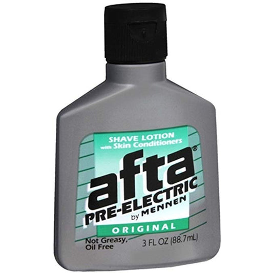 Afta Pre Electric Shave Lotion, With Skin Conditioners, Original 3 Oz Shaving & Grooming Pasteur Pharmacy