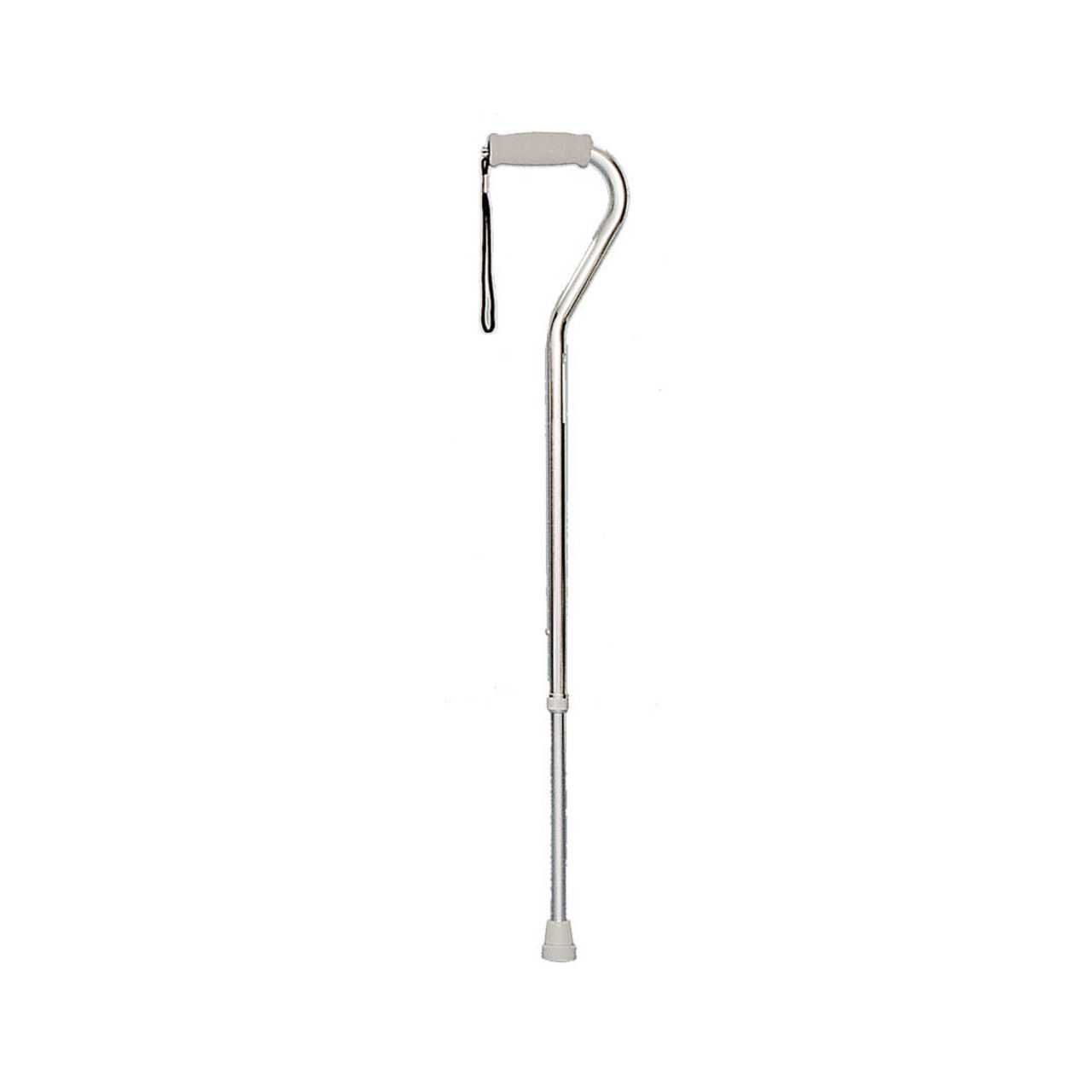 Essential Medical Supply Endurance Offset Handle Cane Silver Walkers Pasteur Pharmacy