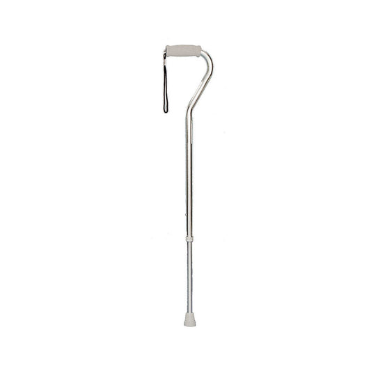 Essential Medical Supply Endurance Offset Handle Cane Silver Walkers Pasteur Pharmacy