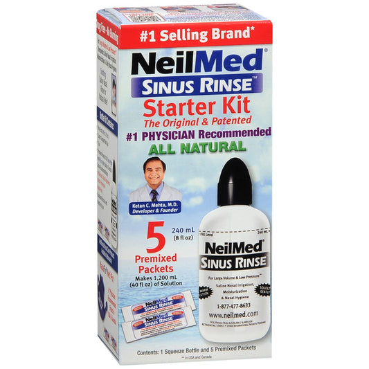 NeilMed Sinus Rinse Starter Kit Bottle Medicine & Drugs Pasteur Pharmacy