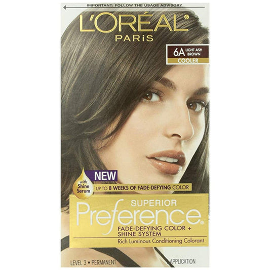 Superior Preference L'Oreal Paris Light Ash Brown #6A Cooler Hair Color 1 Hair Color Pasteur Pharmacy