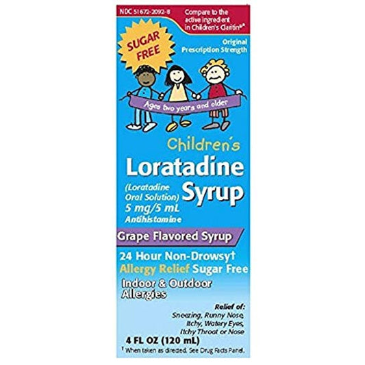 Taro Children's Loratadine Oral Solution – 5 mg / 5 mL Fruit Flavored Syrup Health & Beauty Pasteur Pharmacy