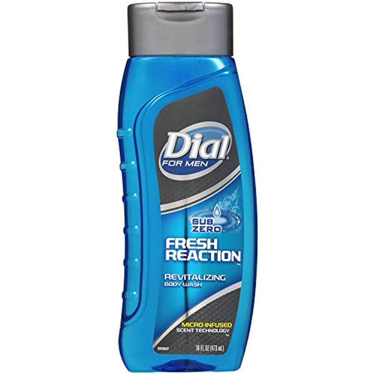 Dial For Men Fresh Reaction Body Wash, Revitalizing, Sub Zero