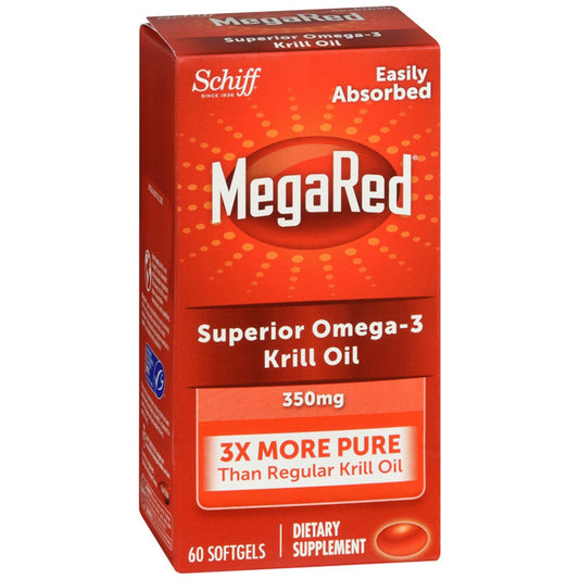 Schiff Mega Red Superior Omega 3 350 Mg Krill Oil Vitamins & Supplements Pasteur Pharmacy