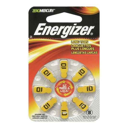 Energizer Batteries, Hearing Aid, Zinc Air, Size 10 Batteries Pasteur Pharmacy