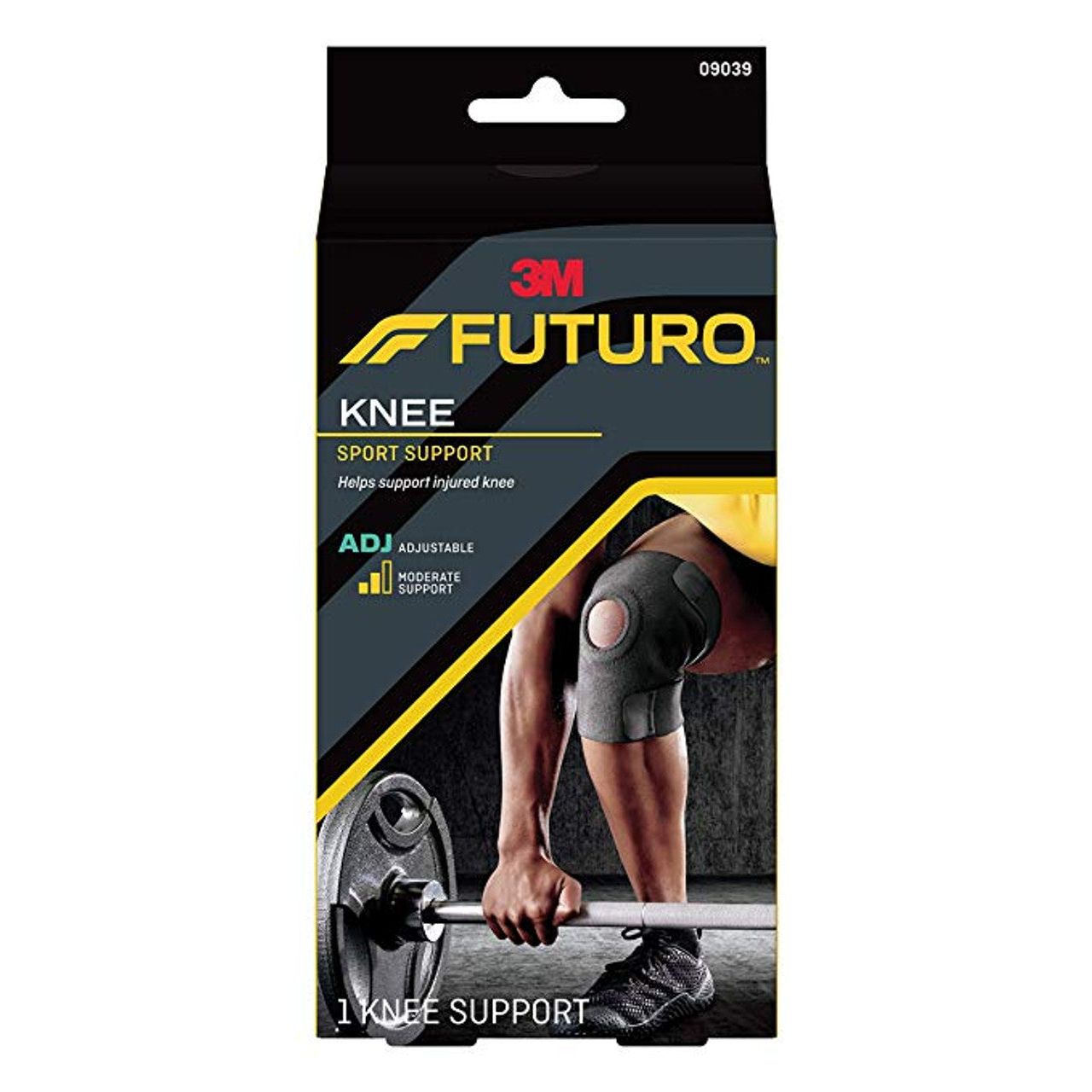 Futuro Sport, Knee Support, Adjustable, Moderate Support Supports & Braces Pasteur Pharmacy