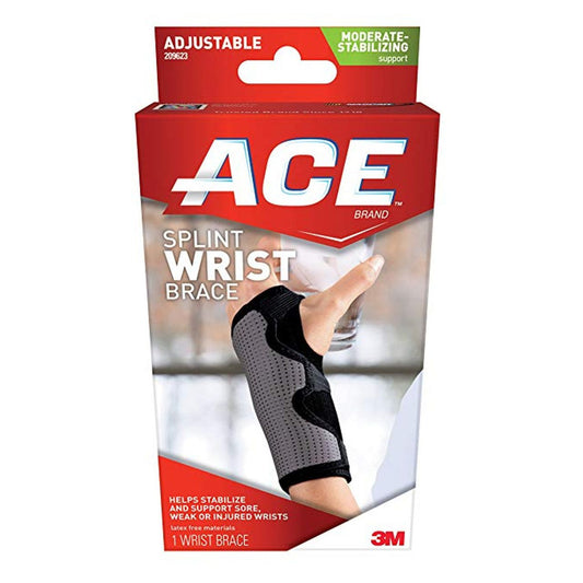 Ace Splint Wrist Brace Reversible 209623, One Size Adjustable Supports & Braces Pasteur Pharmacy