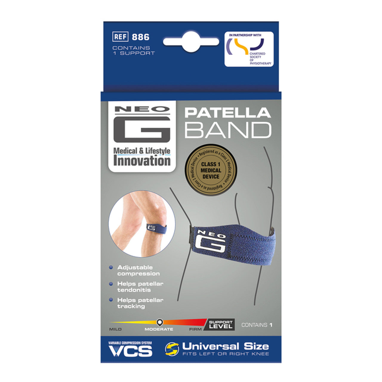Neo G Patella Band One Size Fits All Maternity Belts & Support Bands Pasteur Pharmacy