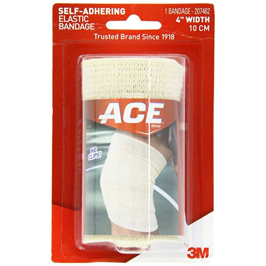 ACE Elastic Bandage, Self Adhering, 4 Inch Width Medical Tape & Bandages Pasteur Pharmacy