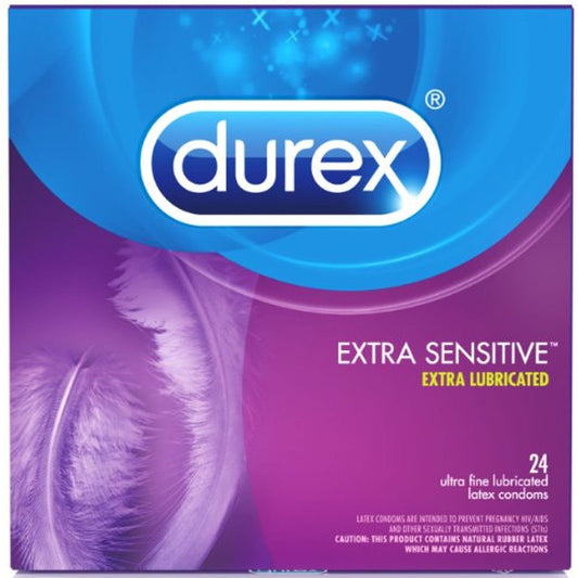 Durex Extra Sensitive Ultra Thin Premium Lubricated Latex Condoms Condoms Pasteur Pharmacy