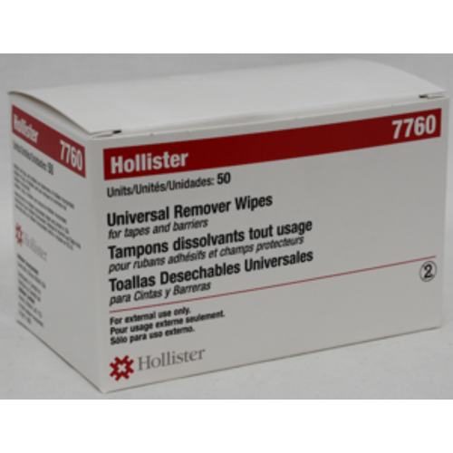 Hollister Inc. Adhesive Remover Universl Wipe 50ct Holl Ostomy Supplies Pasteur Pharmacy