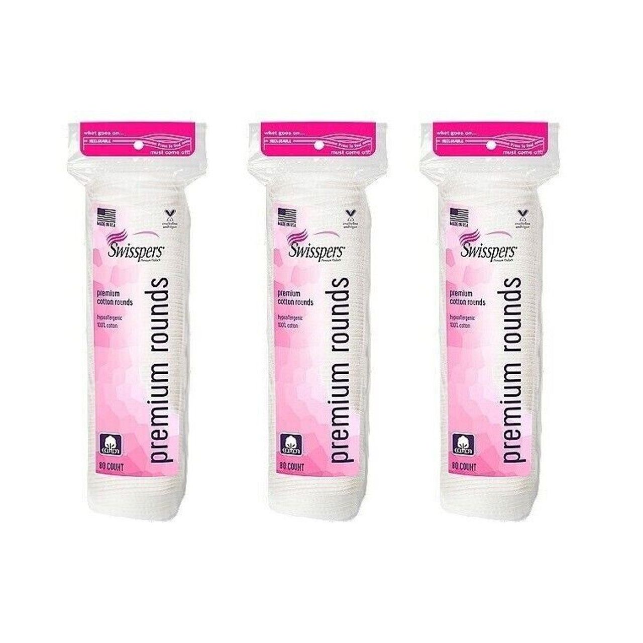 Swisspers Hypoallergenic Premium Cotton Rounds Cotton Balls Pasteur Pharmacy