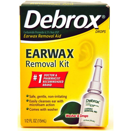 Debrox Earwax Removal Kit, Includes Drops And Ear Syringe Bulb, 0.5 Oz Health & Beauty Pasteur Pharmacy