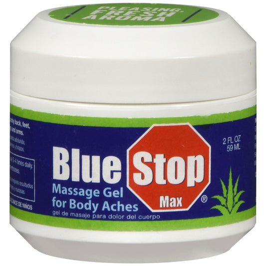 Blue Stop Max Massage Gel For Body Aches, 59ml Conductivity Gels & Lotions Pasteur Pharmacy