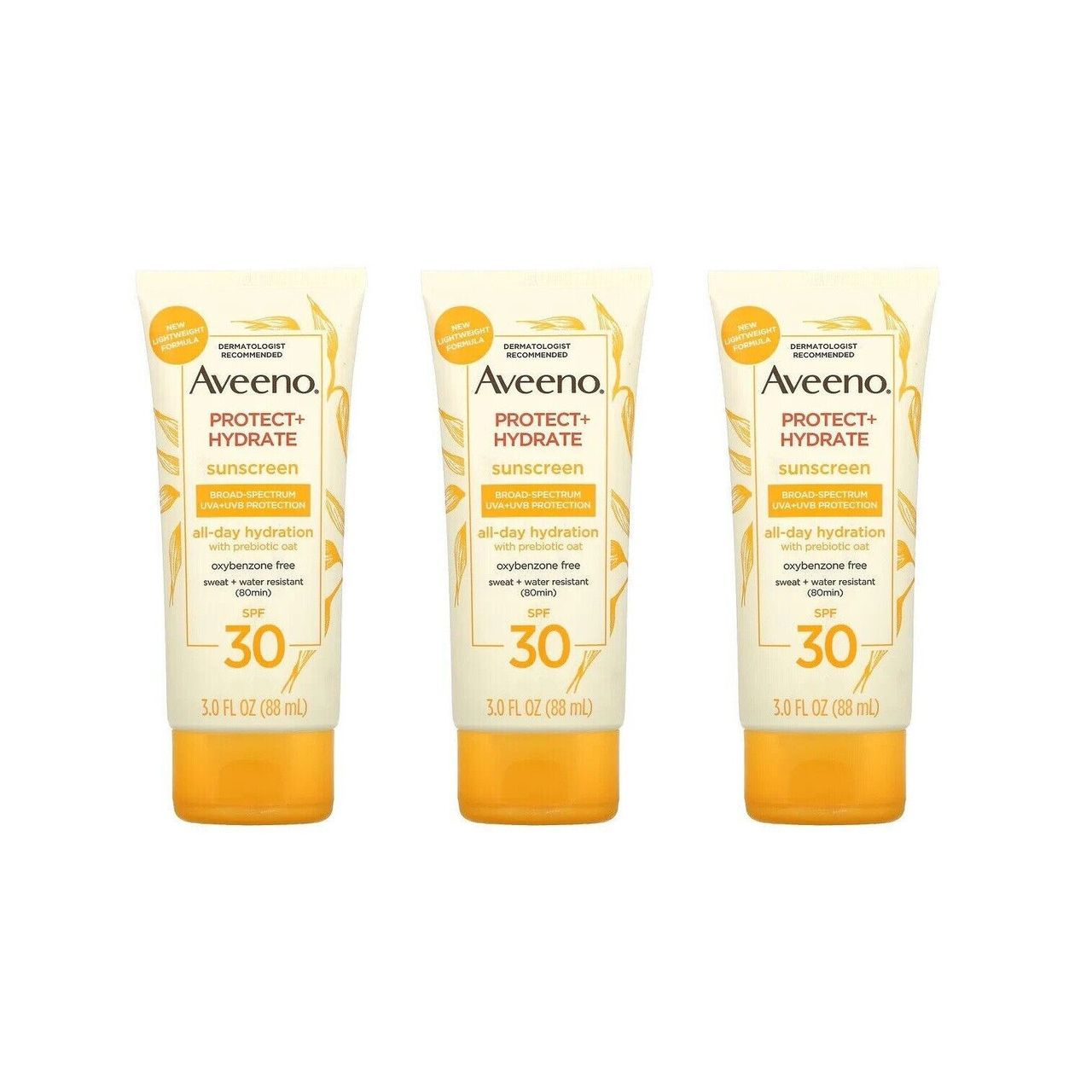 Aveeno Protect + Hydrate Body Sunscreen Lotion Spf 30 - 3 Oz Sunscreen Pasteur Pharmacy