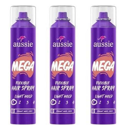 Aussie Mega Light Hold Flexible Hair Spray 10 Oz Hair Care Pasteur Pharmacy