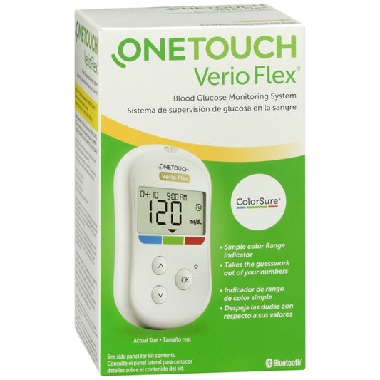 OneTouch Verio Flex Blood Glucose Monitoring System 1Ea Blood Glucose Meters Pasteur Pharmacy