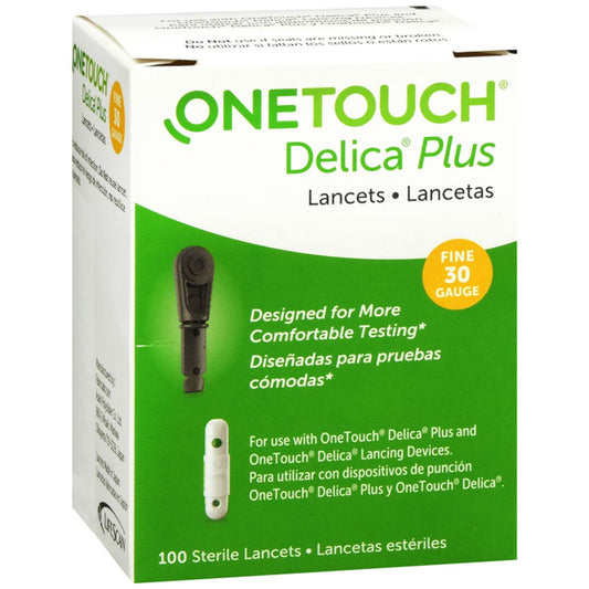 OneTouch Delica Plus Lancets 30 G 100Ct Gauges Pasteur Pharmacy