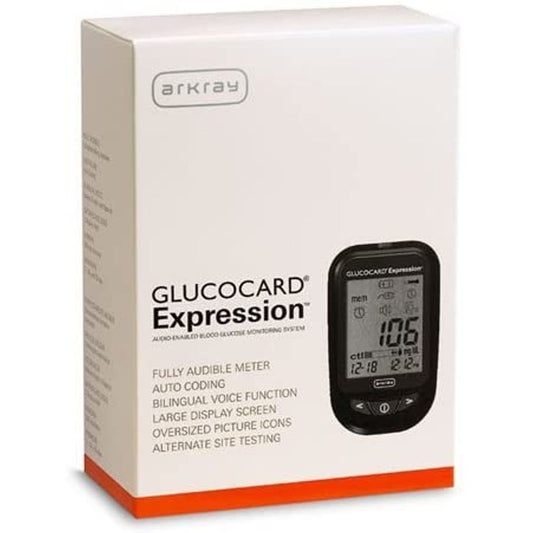 ArkRay Glucocard Expression Blood Glucose Meter Kit Blood Glucose Meters Pasteur Pharmacy