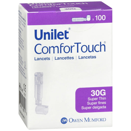 Unilet Comfortouch Lancets 30G Super Thin 100Ct Medical Pasteur Pharmacy