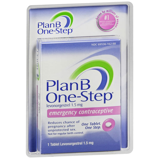 Plan B One Step Emergency Contraceptive, 1.5 Mg, Tablet Health & Beauty Pasteur Pharmacy