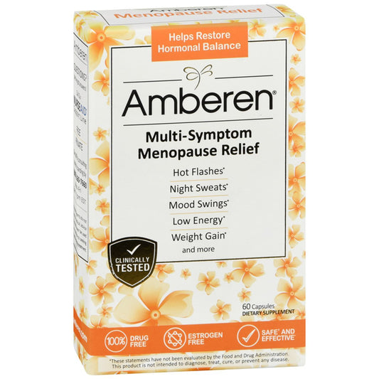 Amberen® Menopause Relief – 60 Dietary Supplement Capsules Vitamins & Supplements Pasteur Pharmacy