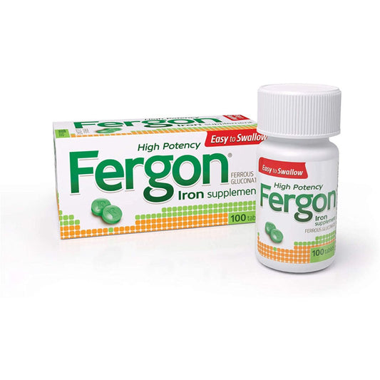 Fergon High Potency 27 Mg Iron Supplement Tablets Vitamins & Supplements Pasteur Pharmacy