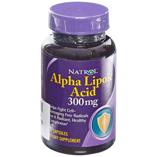 Natrol Alpha Lipoic Acid 300 Mg, 50 Capsules Vitamins & Supplements Pasteur Pharmacy
