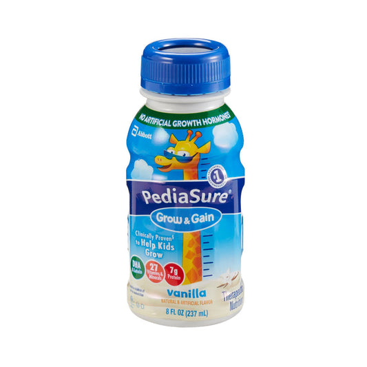 PediaSure Grow & Gain Vanilla 24x8 Oz Bottle Institutional Baby Food Pasteur Pharmacy
