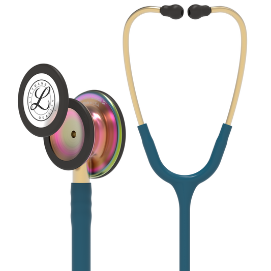 Littmann Classic III Monitoring Stethoscope Rainbow Finish Caribbean Blue L5807RB-CAR Stethoscopes Pasteur Pharmacy