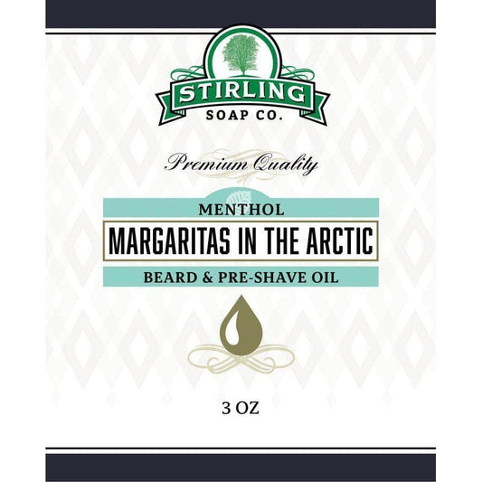 Stirling Soap Co. Margaritas In The Arctic Beard & Preshave Oil 3 Oz Beard & Preshave Oil Pasteur Pharmacy