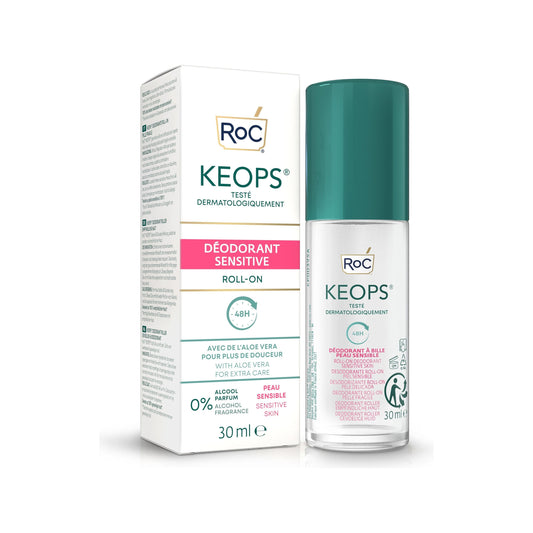 Roc Keops Sensitive Deodorant Roll-on 30ml / 1 Oz Deodorant Pasteur Pharmacy
