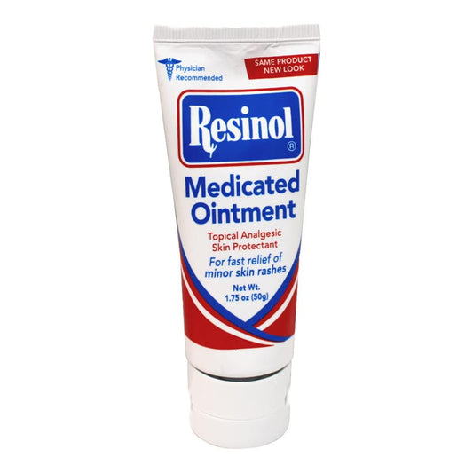 Resinol Medicated Ointment With Zinc Oxide 1.75 Oz Tube Skin Care Pasteur Pharmacy