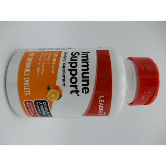 Leader Immune Support Chewable Tablets Citrus 50 Ct Vitamins & Supplements Pasteur Pharmacy