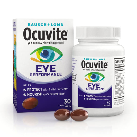 Ocuvite Bausch + Lomb Eye Performance Formula Soft Gels Health & Beauty Pasteur Pharmacy