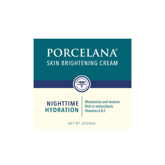 Porcelana Skin Brightening Cream Nighttime Hydration 3 Oz Face Moisturizer Pasteur Pharmacy
