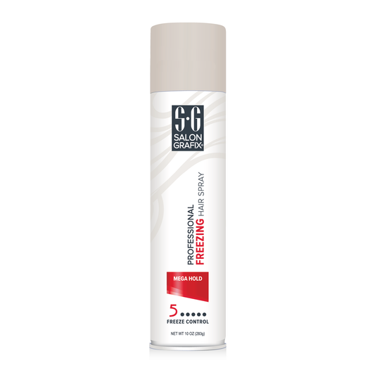 Salon Grafix Professional Freezing Mega Hold Hair Spray, 10 Ounce Hair Care Pasteur Pharmacy