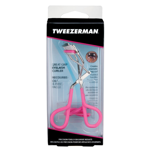 Tweezerman Great Grip Eyelash Curler Neon Pink Eyelash Curlers Pasteur Pharmacy