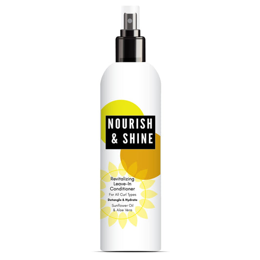 Nourish & Shine Revitalizing All Curl Types Leave-In Conditioner 8oz Shampoo & Conditioner Pasteur Pharmacy