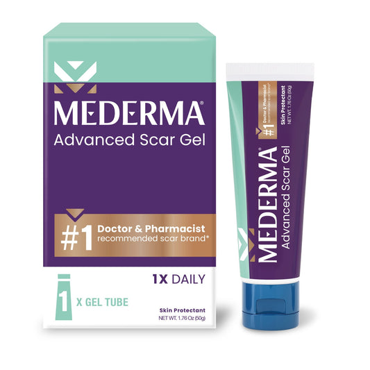 Mederma Advanced Scar Therapy Gel Treats Old And New Scars - 1.76 Oz First Aid Pasteur Pharmacy