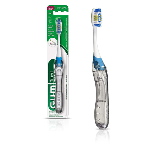 GUM Toothbrush, Travel, Soft Toothbrushes Pasteur Pharmacy